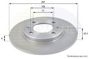 Тормозной диск для моделей: CITROËN (ZX, SAXO,XSARA,XSARA,XSARA,ZX,XSARA), FIAT (DUCATO), PEUGEOT (306,306,306,309,106