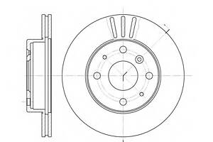 Тормозной диск для моделей: DAIHATSU (CHARADE, CUORE,CHARMANT,CHARADE,APPLAUSE,CHARADE,CHARADE,GRAN,MOVE,CHARADE,TERIO