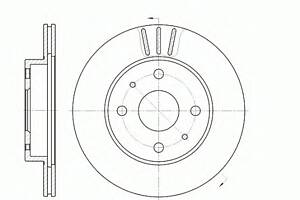 Тормозной диск для моделей: DAIHATSU (MOVE, SIRION,YRV,CUORE,SIRION,TREVIS,CUORE), SUBARU (JUSTY)