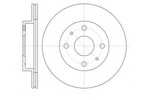 Тормозной диск для моделей: DAIHATSU (MOVE, SIRION,YRV,CUORE,SIRION,TREVIS,CUORE)