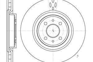Тормозной диск для моделей: FIAT (COUPE)