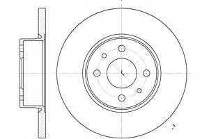 Гальмівний диск для моделей: FIAT (CROMA), LANCIA (THEMA)