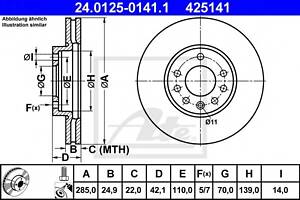 Тормозной диск для моделей: FIAT (CROMA), OPEL (VECTRA,VECTRA,SIGNUM,VECTRA), SAAB (9-3,9-3,9-3,9-3X), VAUXHALL (VECT