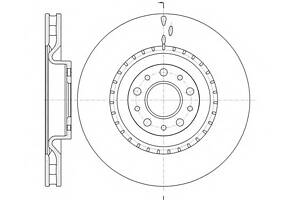 Тормозной диск для моделей: FIAT (DOBLO, DOBLO,DOBLO,500L), OPEL (COMBO,COMBO), VAUXHALL (COMBO)