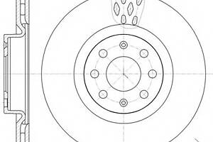 Тормозной диск   для моделей: FIAT (PUNTO),  OPEL (CORSA), VAUXHALL (CORSA,CORSAVAN)