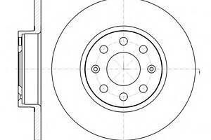 Тормозной диск для моделей: FIAT (PUNTO), OPEL (CORSA), VAUXHALL (CORSA)