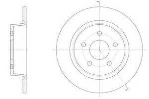 Тормозной диск для моделей: FORD (C-MAX, GRAND-C-MAX,KUGA,TRANSIT,TOURNEO,TRANSIT)