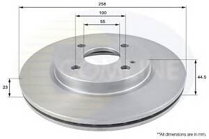 Тормозной диск для моделей: FORD (FIESTA), MAZDA (2)