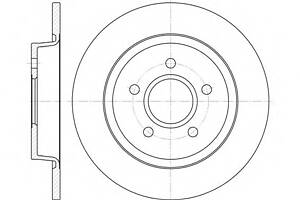 Тормозной диск для моделей: FORD (FOCUS, FOCUS,FOCUS,FOCUS,FOCUS,C-MAX), VOLVO (S40,V50,C70,C30)