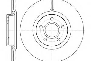 Тормозной диск для моделей: FORD (FOCUS, FOCUS,FOCUS,FOCUS,FOCUS,C-MAX,KUGA,C-MAX,GRAND-C-MAX,FOCUS,FOCUS,FOCUS,KUGA,T