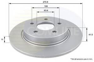 Гальмівний диск для моделей: FORD (FOCUS, FOCUS, FOCUS)