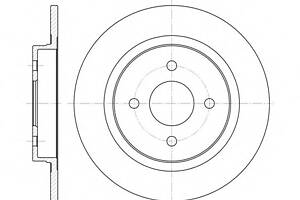 Гальмівний диск для моделей: FORD (FOCUS, FOCUS, FOCUS)
