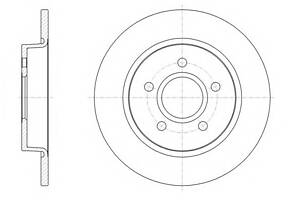 Тормозной диск для моделей: FORD (FOCUS, FOCUS,FOCUS)