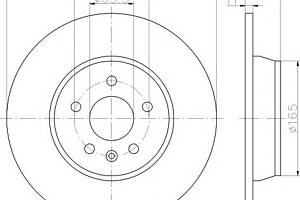 Тормозной диск для моделей: FORD (FOCUS, GALAXY,S-MAX,MONDEO,MONDEO,MONDEO,KUGA), FORD (CHANGAN) (S-MAX,MONDEO), FORD