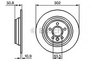 Тормозной диск для моделей: FORD (FOCUS, GALAXY,S-MAX,MONDEO,MONDEO,MONDEO,KUGA), FORD AUSTRALIA (MONDEO,MONDEO,MONDEO