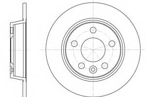 Гальмівний диск для моделей: FORD (GALAXY), SEAT (ALHAMBRA), VOLKSWAGEN (SHARAN)