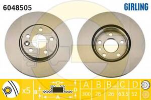 Тормозной диск для моделей: FORD (GALAXY, S-MAX,MONDEO,MONDEO,MONDEO), FORD AUSTRALIA (MONDEO,MONDEO,MONDEO), LAND ROV