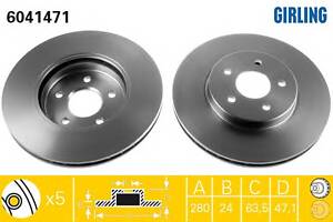 Тормозной диск для моделей: FORD (MONDEO, MONDEO,MONDEO), FORD AUSTRALIA (MONDEO,MONDEO), JAGUAR (X-TYPE,X-TYPE)