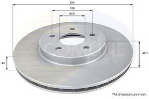 Тормозной диск для моделей: FORD (MONDEO, MONDEO,MONDEO), JAGUAR (X-TYPE,X-TYPE)