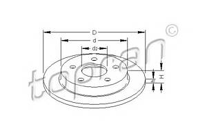 Тормозной диск для моделей: FORD (MONDEO, MONDEO,MONDEO)