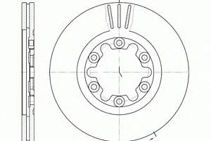 Тормозной диск для моделей: FORD (RANGER), MAZDA (B-SERIE,B-SERIE)