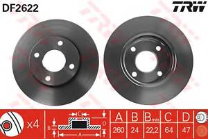 Тормозной диск для моделей: FORD (SCORPIO, SCORPIO,MONDEO,MONDEO,SCORPIO,SCORPIO,MONDEO,MONDEO,MONDEO,MONDEO,COUGAR),