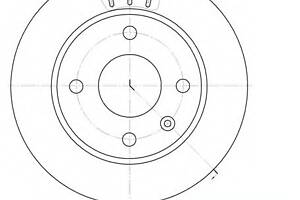 Тормозной диск для моделей: FORD (SIERRA, SIERRA,SIERRA,SIERRA,ESCORT,ESCORT,ESCORT,ESCORT,ESCORT,ORION,ORION,ESCORT,E