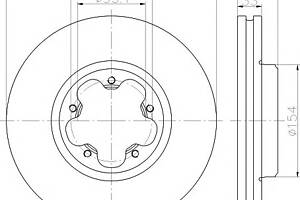 Тормозной диск для моделей: FORD (TOURNEO, TRANSIT,TRANSIT,TRANSIT,TRANSIT,TRANSIT)