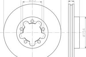 Тормозной диск для моделей: FORD (TRANSIT, TRANSIT,TRANSIT,TRANSIT), FORD AUSTRALIA (TRANSIT)