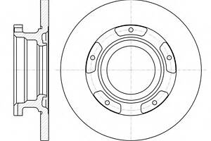 Тормозной диск для моделей: FORD (TRANSIT, TRANSIT,TRANSIT,TRANSIT)