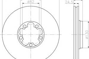 Тормозной диск для моделей: FORD (TRANSIT, TRANSIT,TRANSIT)