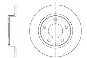 Тормозной диск для моделей: FORD USA (PROBE), MAZDA (XEDOS,MX-6,626,626,626,626,626,PREMACY)