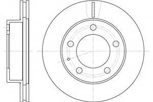 Тормозной диск для моделей: FORD USA (PROBE), MAZDA (XEDOS,MX-6,626,626,626,626,626,PREMACY)