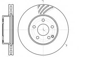 Тормозной диск для моделей: HONDA (CIVIC), MERCEDES-BENZ (C-CLASS,C-CLASS,E-CLASS,E-CLASS,E-CLASS,E-CLASS,C-CLASS)