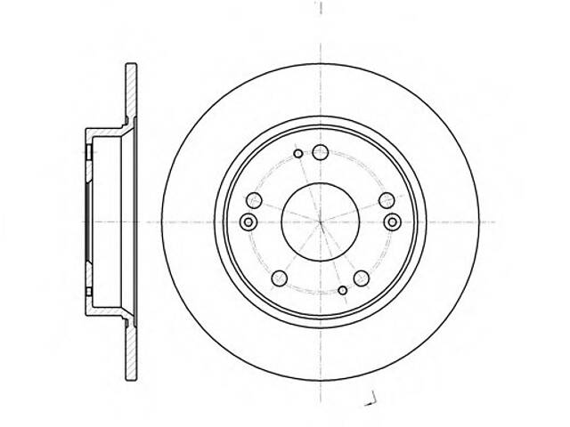 Тормозной диск для моделей: HONDA (CIVIC, CIVIC,CIVIC)