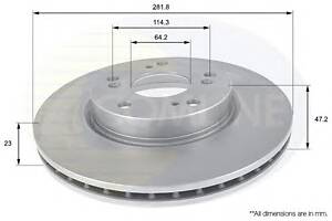 Тормозной диск для моделей: HONDA (CIVIC, FR-V,CIVIC)