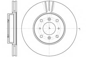 Тормозной диск для моделей: HONDA (CIVIC, PRELUDE,CIVIC)