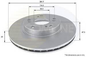 Тормозной диск для моделей: HONDA (CIVIC, STREAM,CIVIC,CR-V,FR-V,CIVIC,CIVIC,STREAM)
