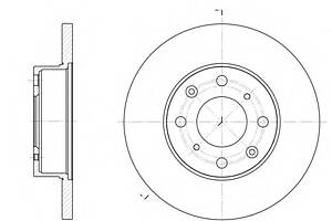 Тормозной диск для моделей: HONDA (CONCERTO, CONCERTO), ROVER (200,CABRIOLET,400,200,400,COUPE)