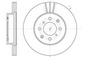 Гальмівний диск для моделей: HONDA (CONCERTO, CONCERTO), ROVER (200, CABRIOLET, 400, 400, 200, 400, 200, COUPE)