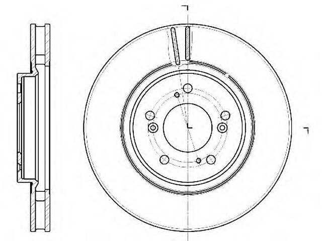 Тормозной диск для моделей: HONDA (LEGEND, ACCORD,ACCORD,ACCORD,LEGEND)