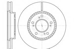 Тормозной диск для моделей: HONDA (NSX, LEGEND,NSX,LEGEND)
