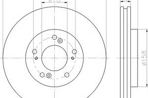 Тормозной диск   для моделей: HONDA (NSX, LEGEND,NSX,LEGEND)