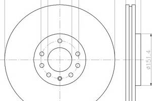 Тормозной диск для моделей: HSV (VXR), OPEL (ASTRA,ASTRA,ZAFIRA), VAUXHALL (ASTRA,ZAFIRA,ASTRA)
