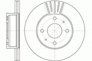 Гальмівний диск для моделей: HYUNDAI (ACCENT, ACCENT, ACCENT)