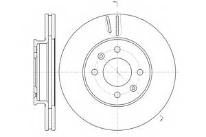 Гальмівний диск для моделей: HYUNDAI (ACCENT, ACCENT, i20, ACCENT), KIA (RIO, RIO, RIO)