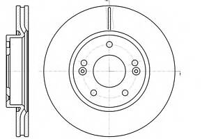 Гальмівний диск для моделей: HYUNDAI (COUPE, TUCSON, i30, i30, ix20, i30), KIA (SPORTAGE, CEED, CEED, PRO, SOUL, VENGA)