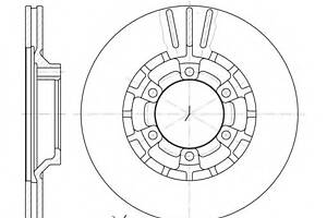 Тормозной диск   для моделей: HYUNDAI (GALLOPER),  MITSUBISHI (L-300,PAJERO,L-200,L-200,PAJERO,L-300)