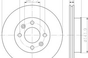 Тормозной диск для моделей: HYUNDAI (GETZ), INOKOM (GETZ)