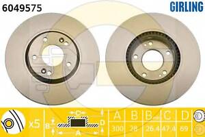 Тормозной диск для моделей: HYUNDAI (i30, i30,VELOSTER,GRANDEUR,i30,i30,i30), KIA (DYK) (SPORTAGE-R)